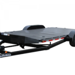 Hydraulic tilt car trailer