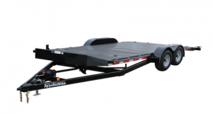 Hydraulic tilt car trailer