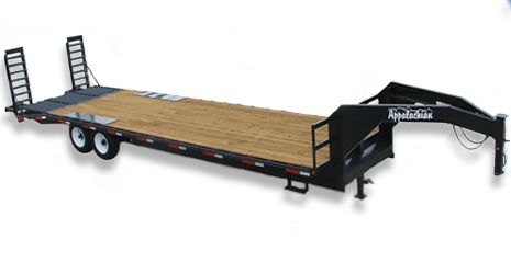 contractor grade flatbed gooseneck trailer