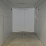 interior of 6' X 12' Single Axle trailer