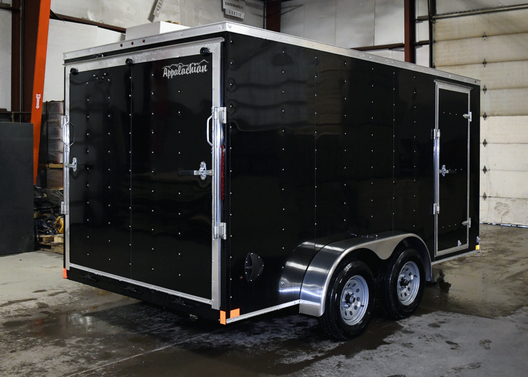 7′ Wide Tandem Axle Enclosed Cargo Trailers Call Today!