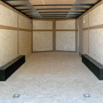 8.5' X 16' Tandem Axle Trailer Standard Duty interior