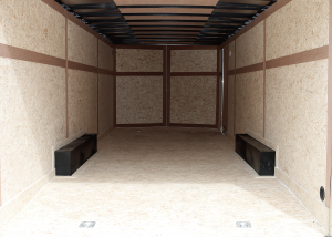 Interior of Loaded Car Trailer