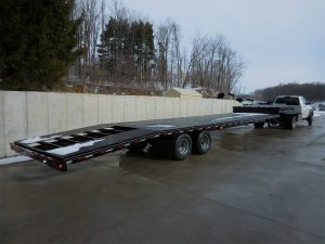 step deck car trailer appalachian