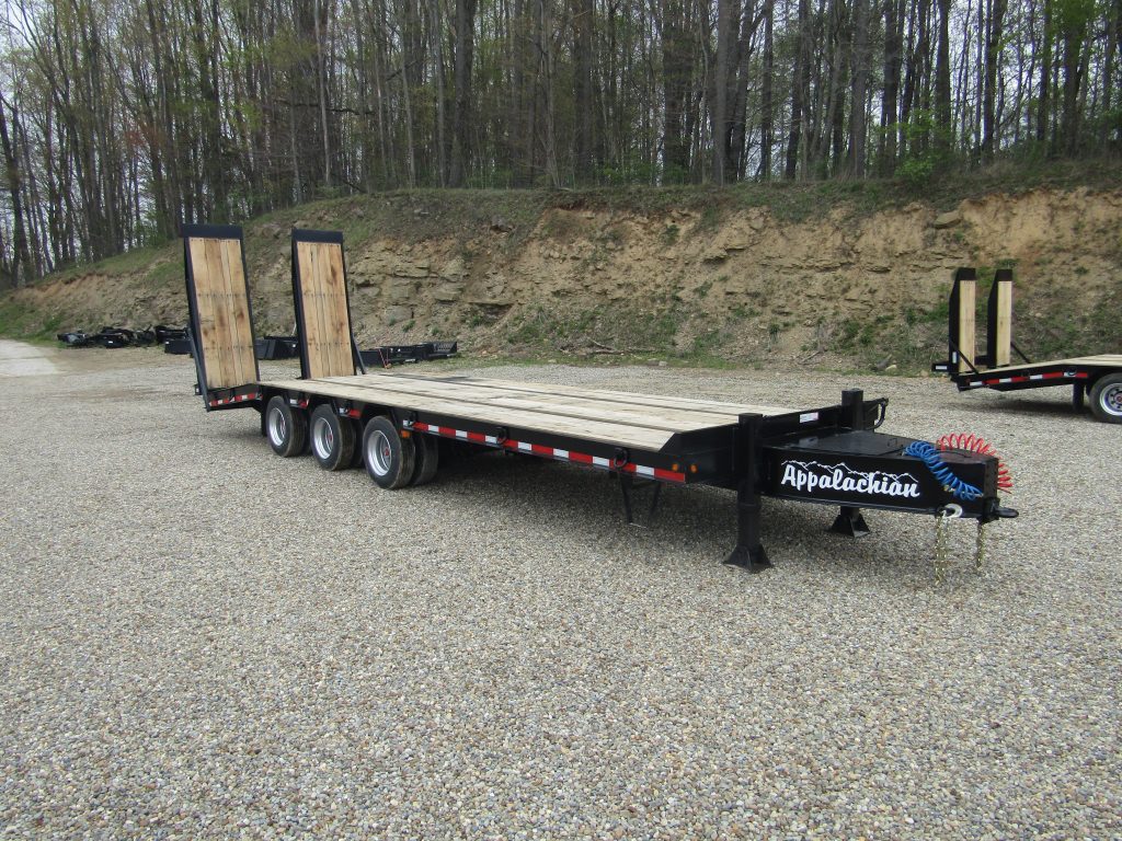 Three Axle Air Brake Pintle Flatbed Trailer