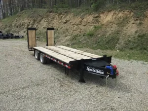 Two Axle Air Brake Pintle Flatbed Trailer