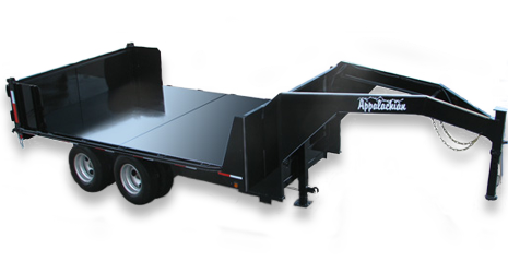 tandem dual gooseneck dump trailers